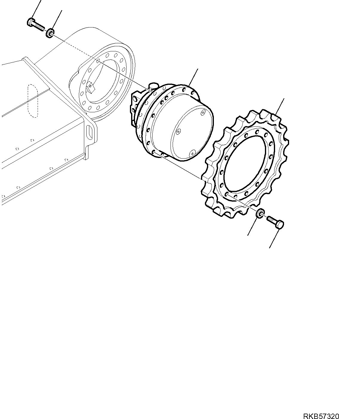 FINAL DRIVE (21W-60-R1201) KOMATSU
