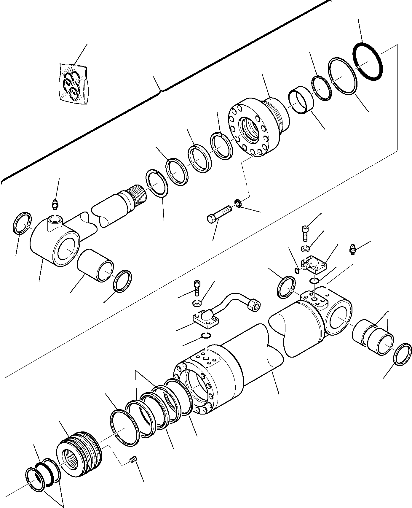 CYLINDER, ASSEMBLY 707-01-0S680 KOMATSU
