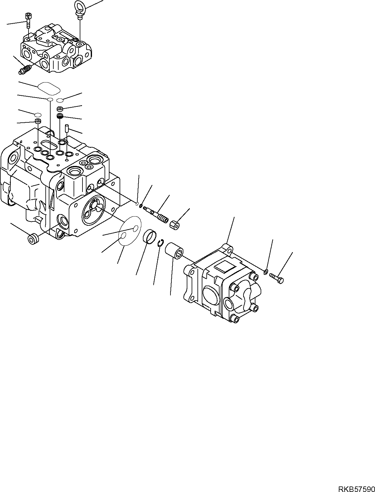 PUMP, ASSEMBLY 708-3S-04541 KOMATSU