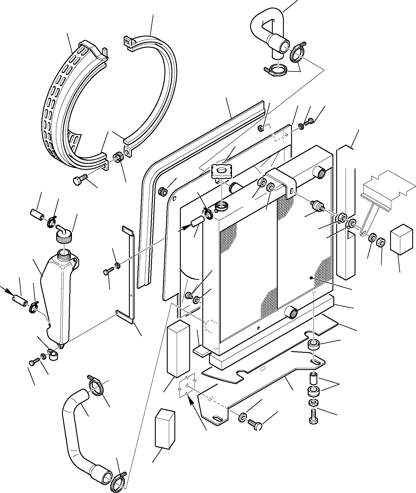 RADIATOR, ASSY. 226-03-11601 KOMATSU