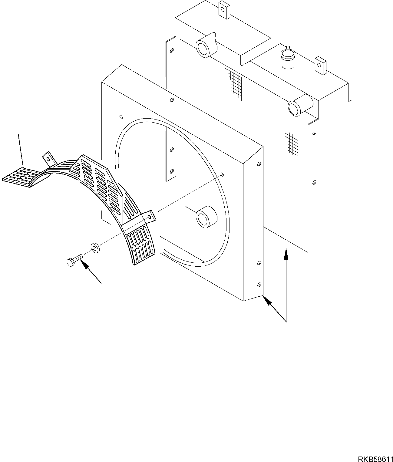 PROTECTION, FAN 37B-942-1790 KOMATSU