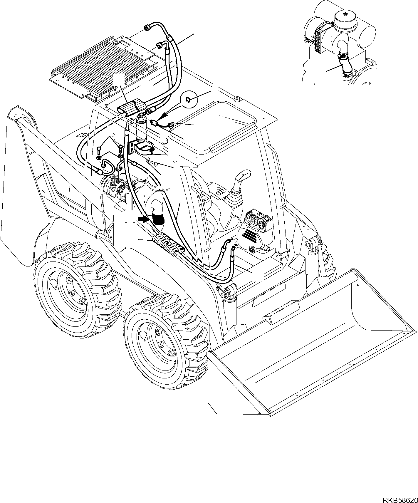 KIT, CAB AIR CONDITIONING 37B-942-1301 KOMATSU