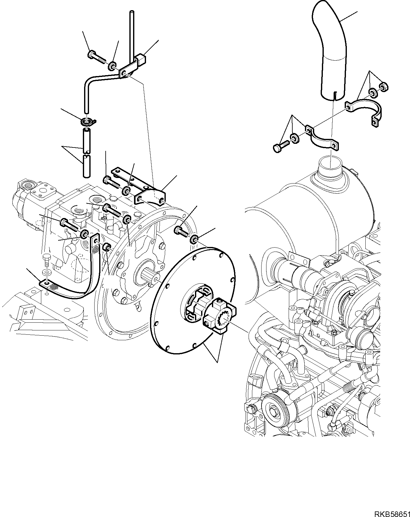 Муфта 21W-01-R8210 KOMATSU