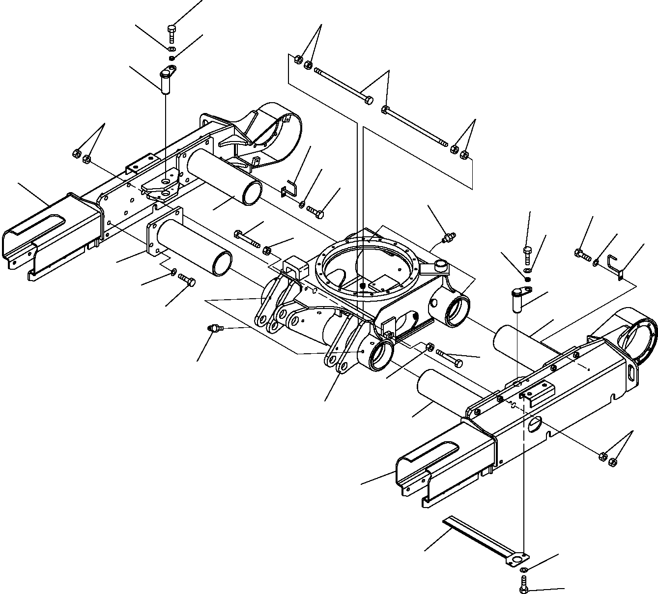 TRACK FRAME R.H. 22J-35-R5733 KOMATSU