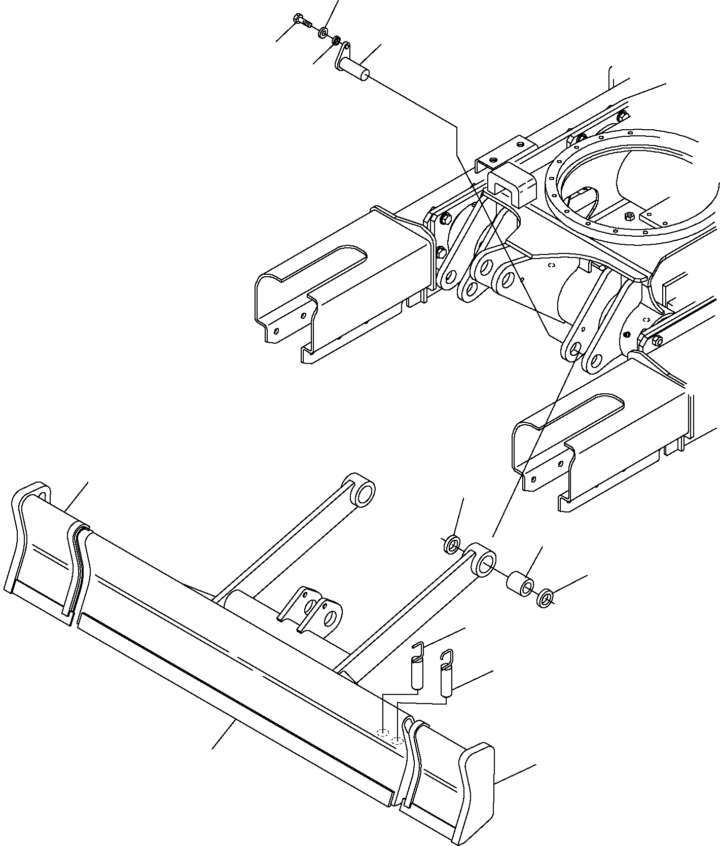 BLADE, R.H. 20M-71-92130 KOMATSU