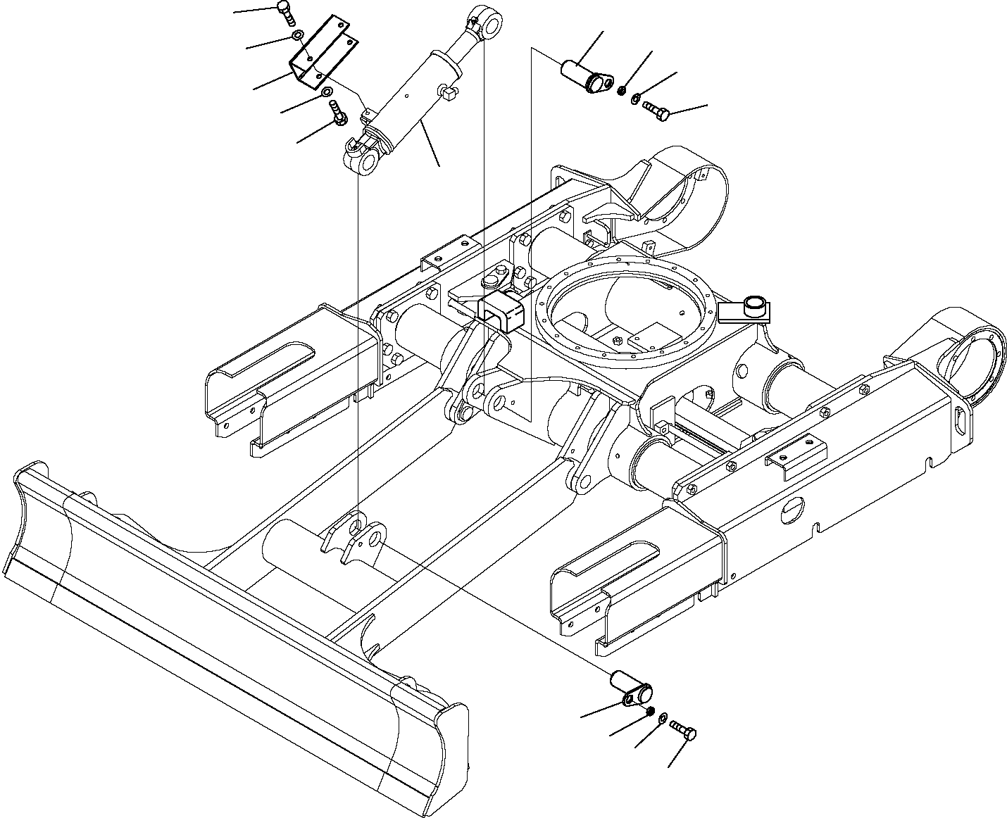 CYLINDER, ASSEMBLY (707-00-0X140) KOMATSU