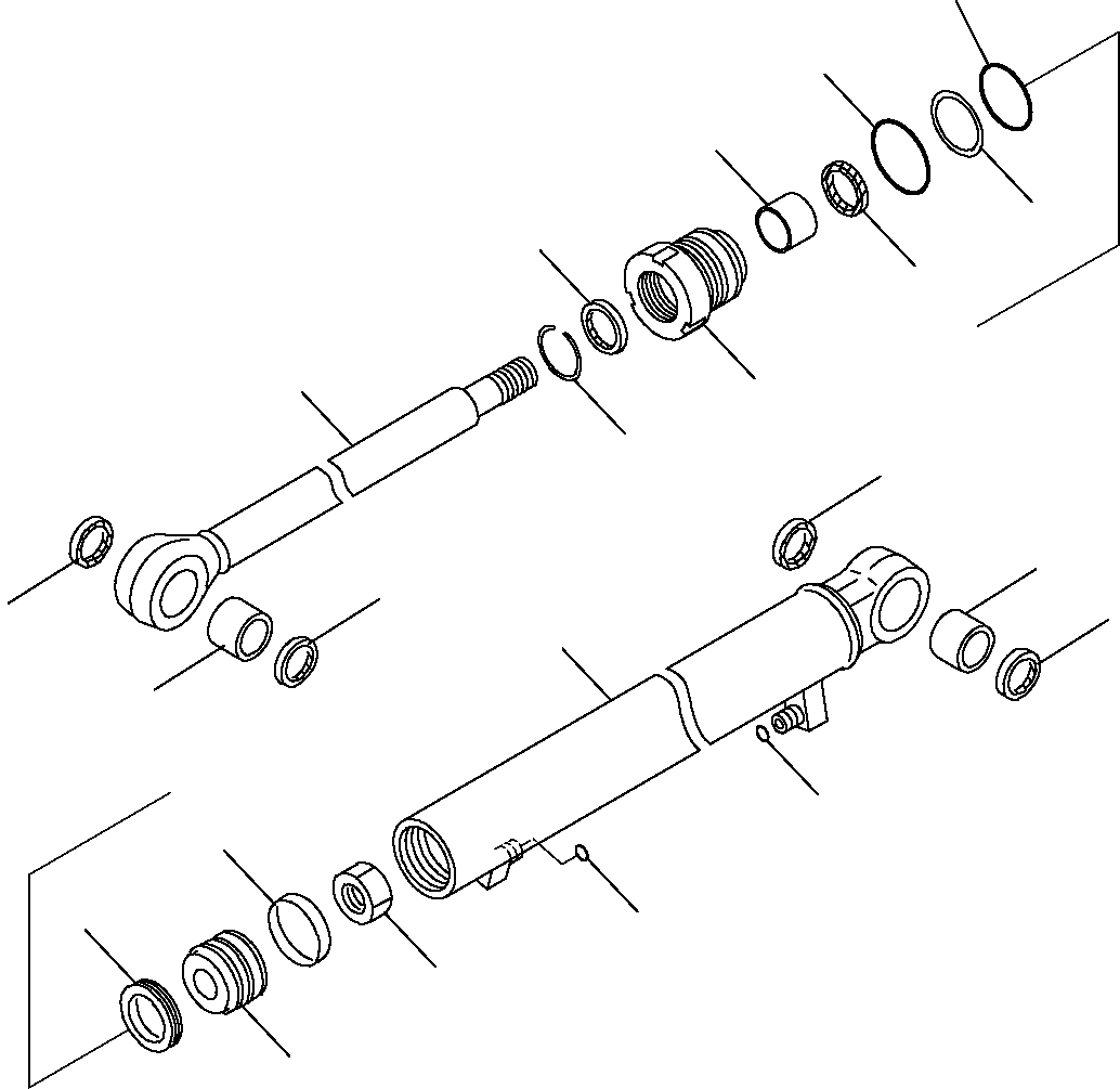 CYLINDER, ASSEMBLY 707-00-0X150 KOMATSU