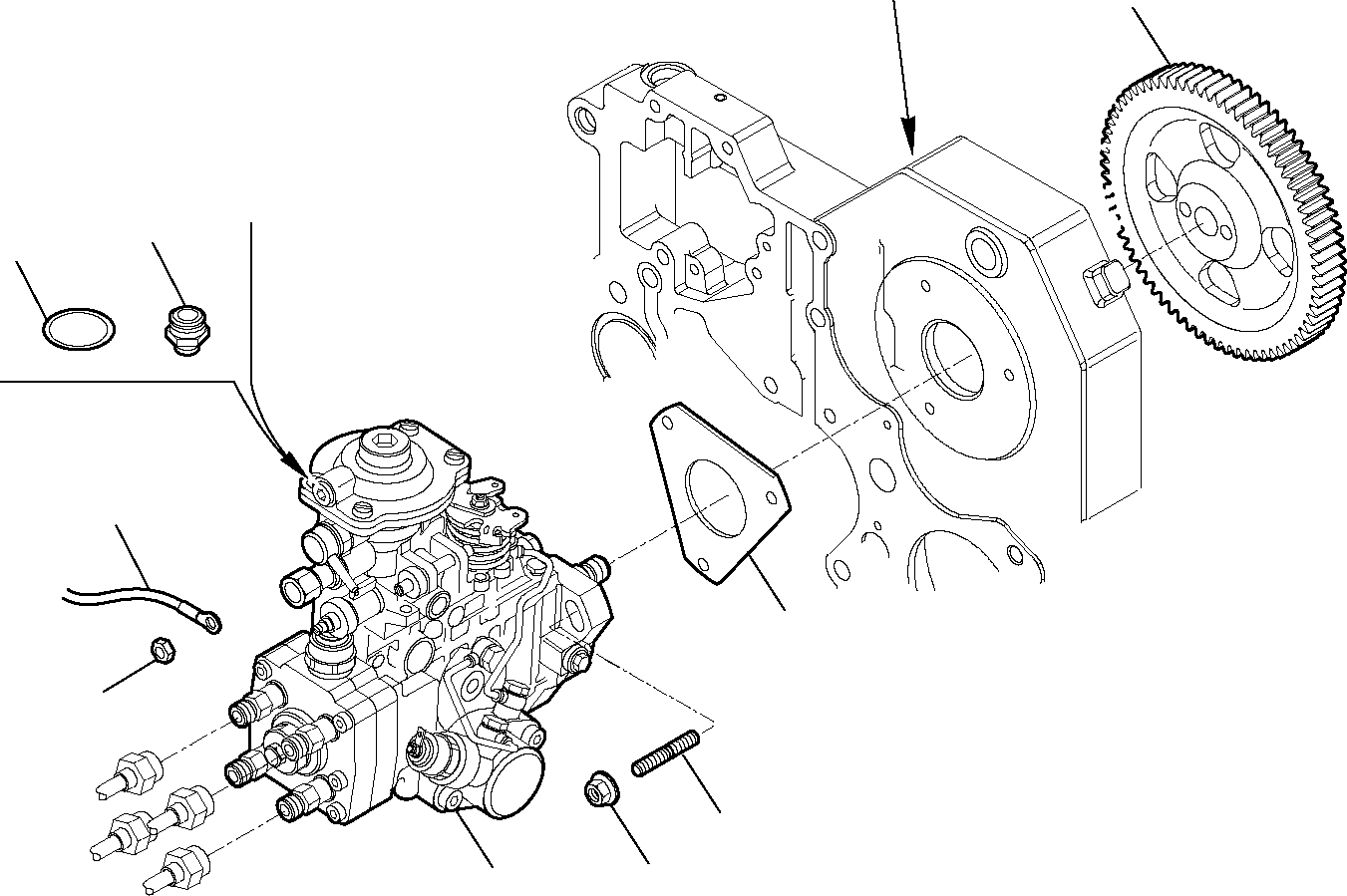 Пробка EA504065067 KOMATSU