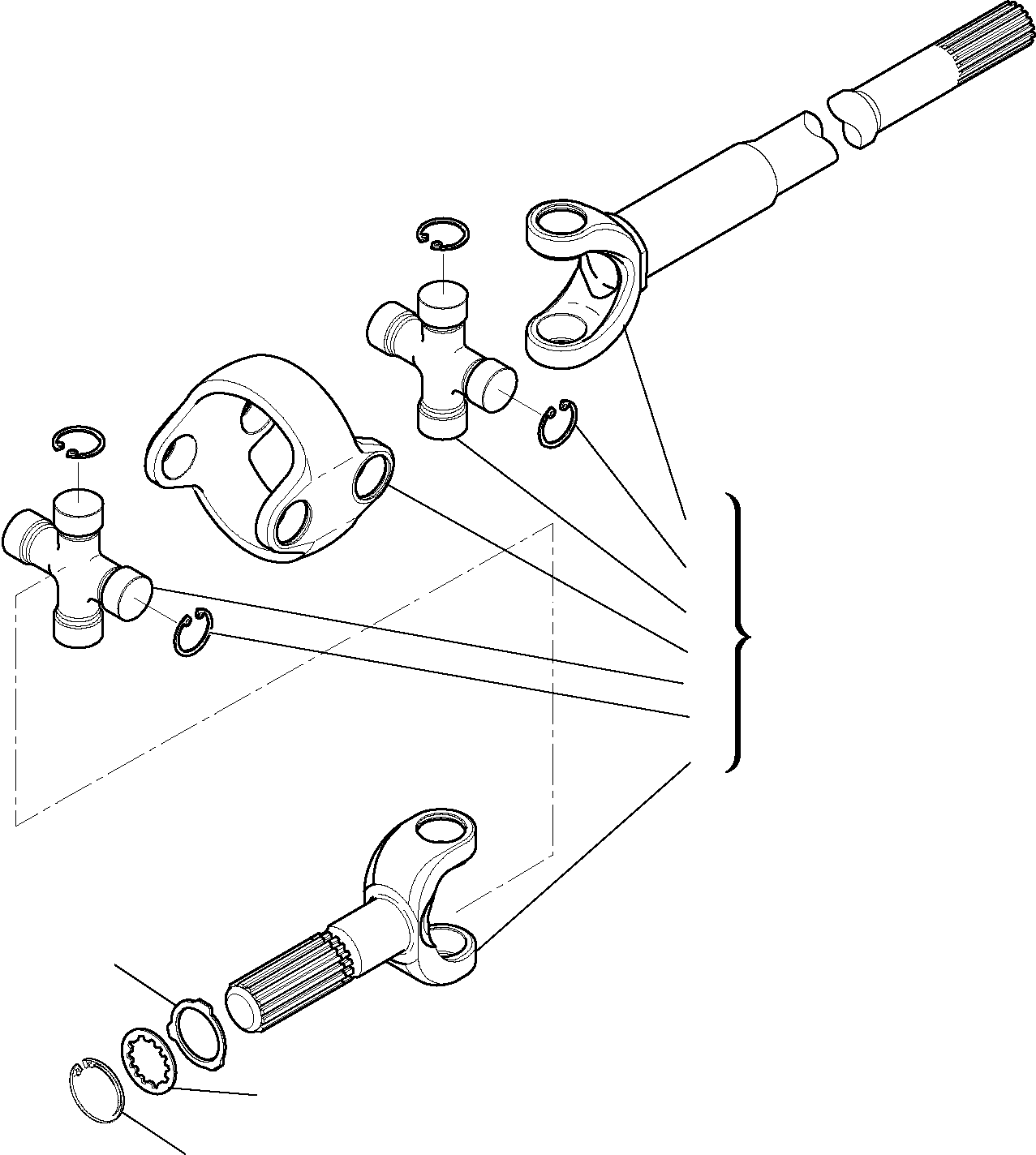 SPACER, THRUST CA0134196 KOMATSU