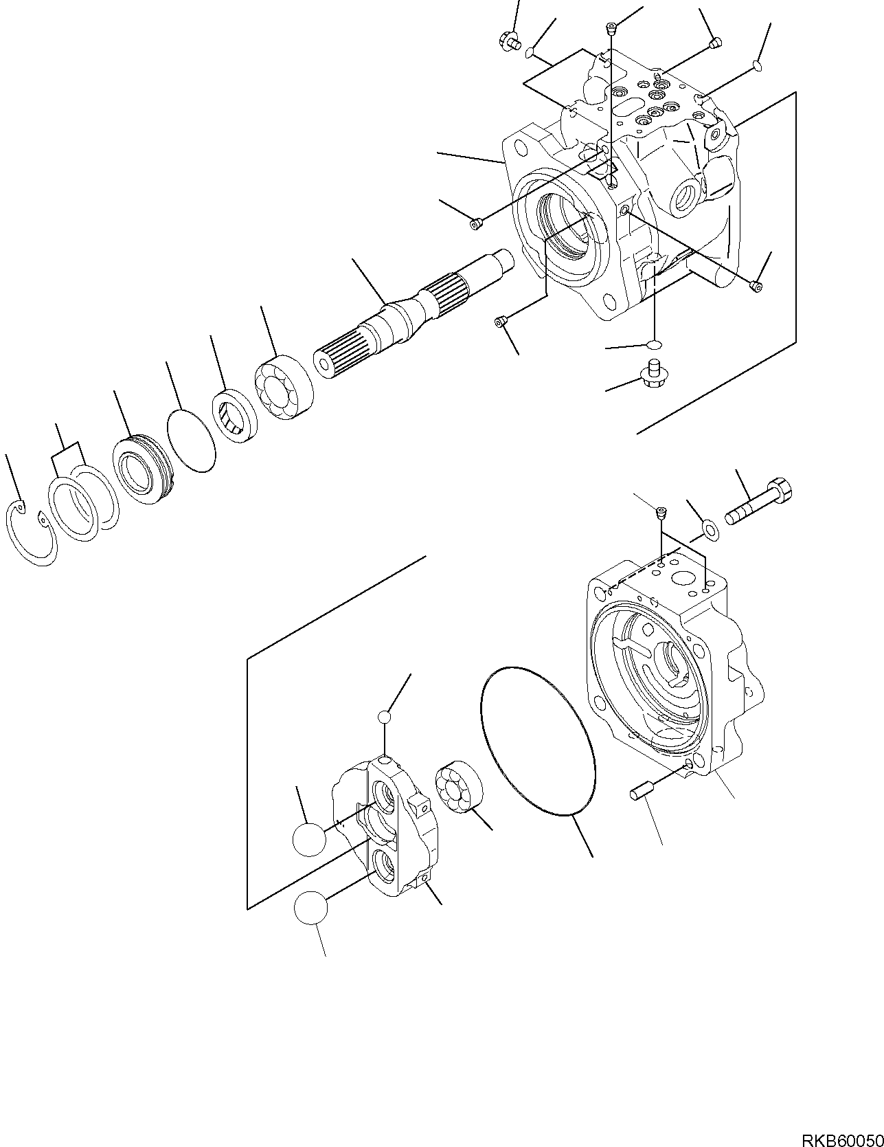 PUMP, ASSEMBLY 708-1W-00840 KOMATSU