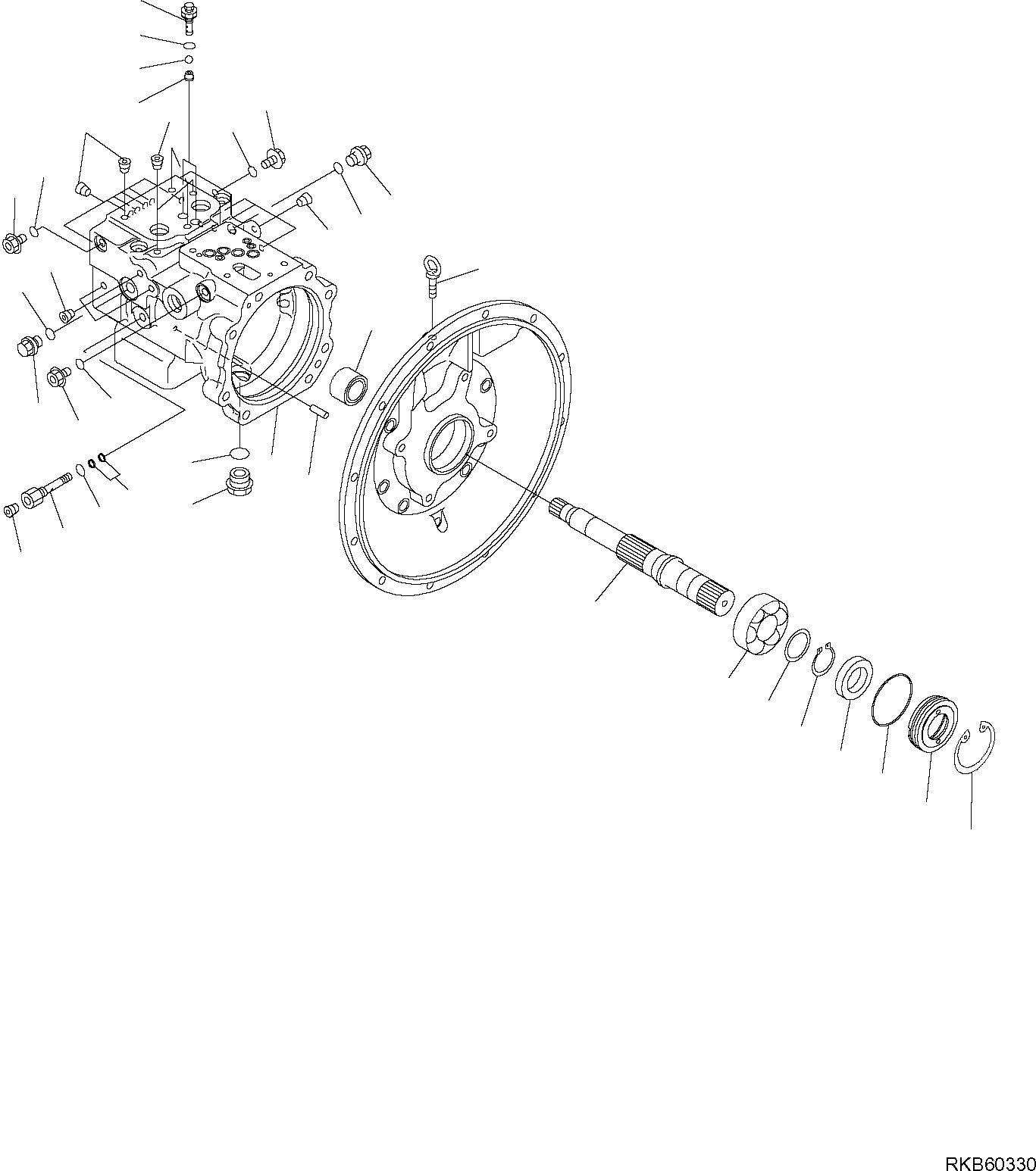 PUMP, SUBASSEMBLY 708-3T-01240 KOMATSU