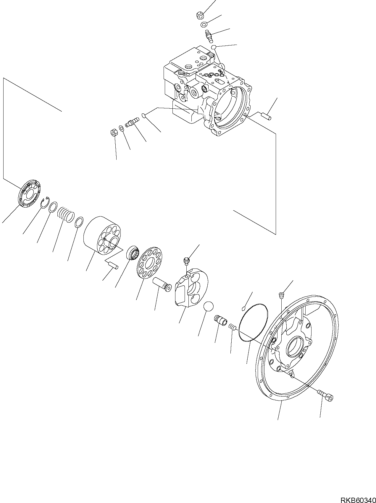 PUMP, SUBASSEMBLY (708-3T-01240) KOMATSU