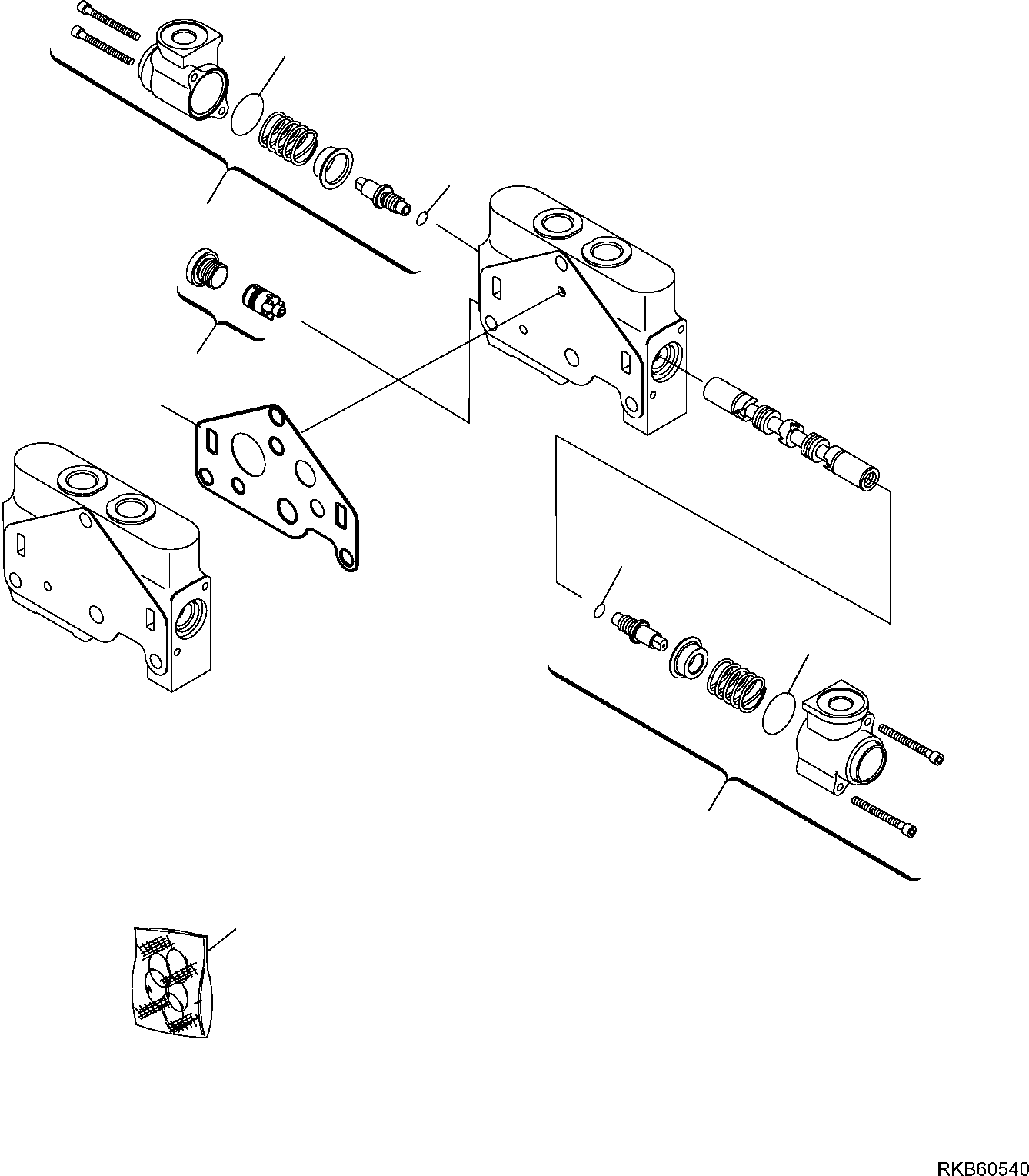 ELEMENT, R.H. TRAVEL, ASSEMBLY RE08403429 KOMATSU
