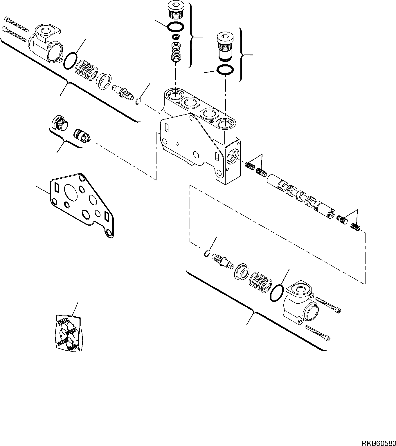 ELEMENT, BOOM SWING, ASSEMBLY RE08403424 KOMATSU