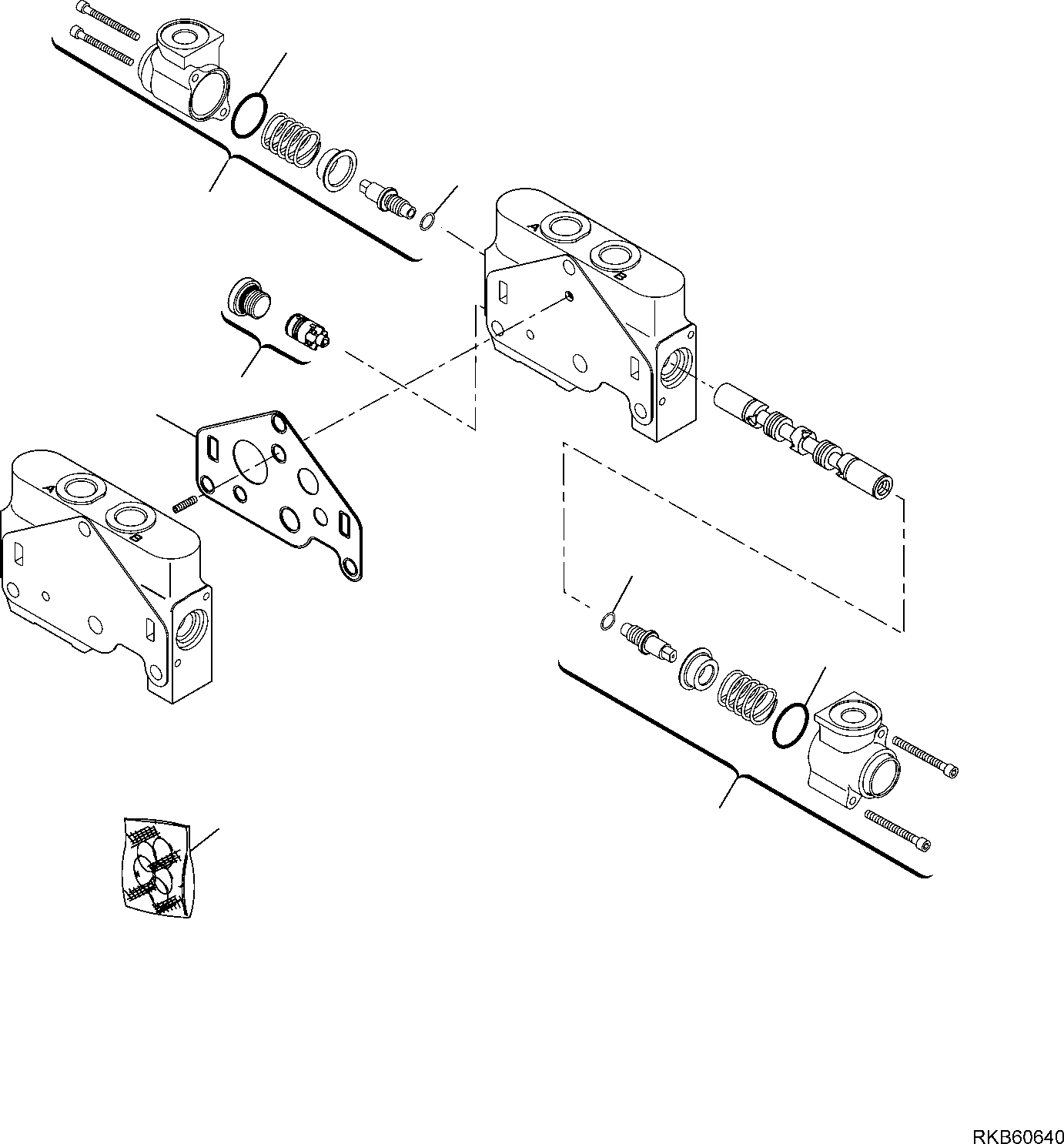 ELEMENT, L.H. TRAVEL, ASSEMBLY RE08403419 KOMATSU