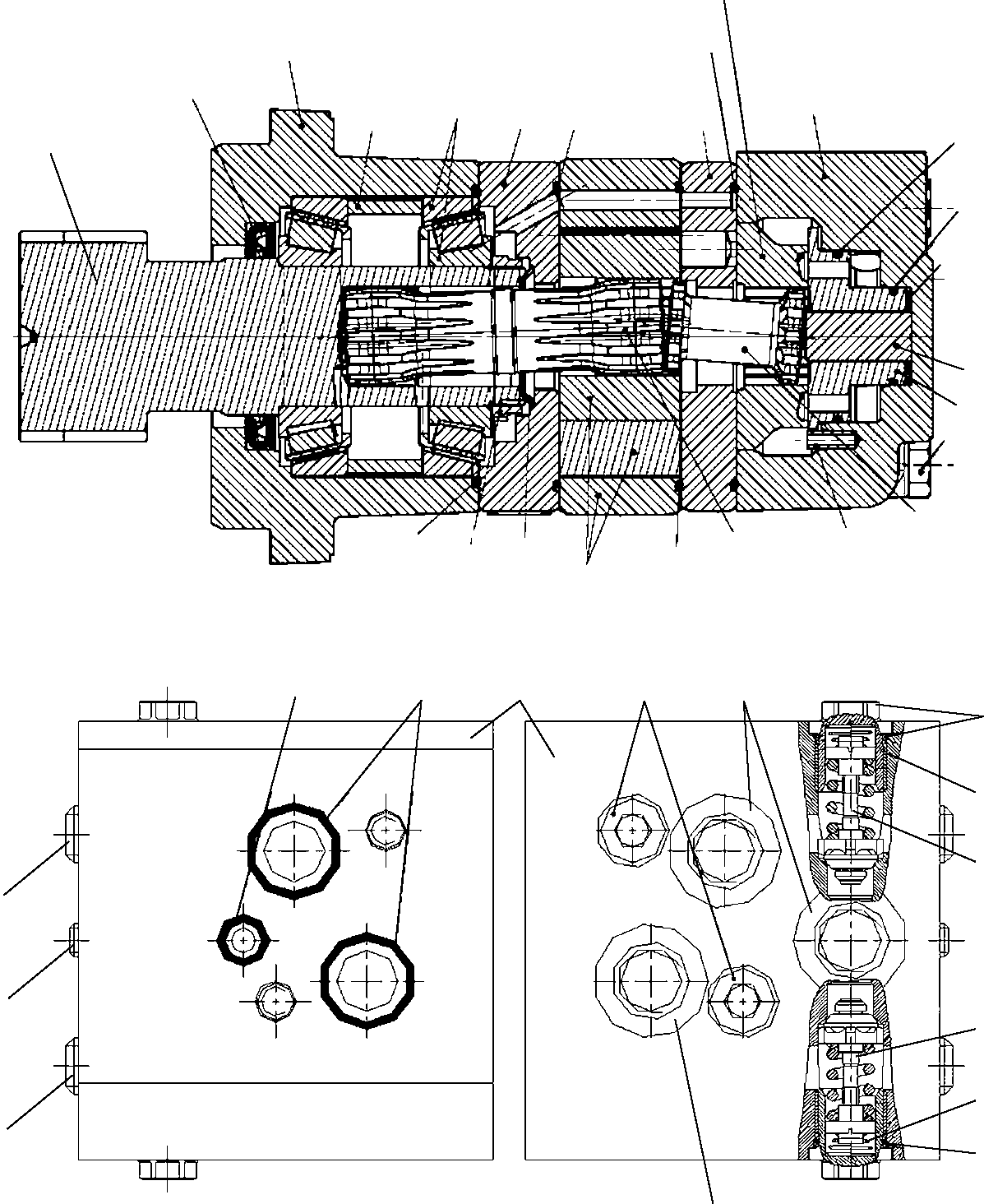 DOUBLE SHOCK VALVE 20W-60-91320 KOMATSU