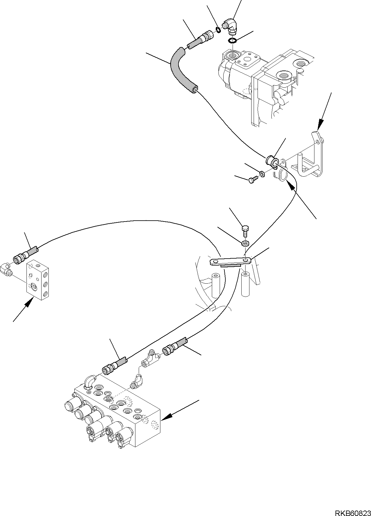 Шланг 21W-62-R8711 KOMATSU