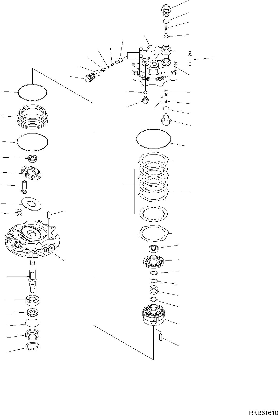 MOTOR SUB ASS'Y 708-7S-01212 KOMATSU