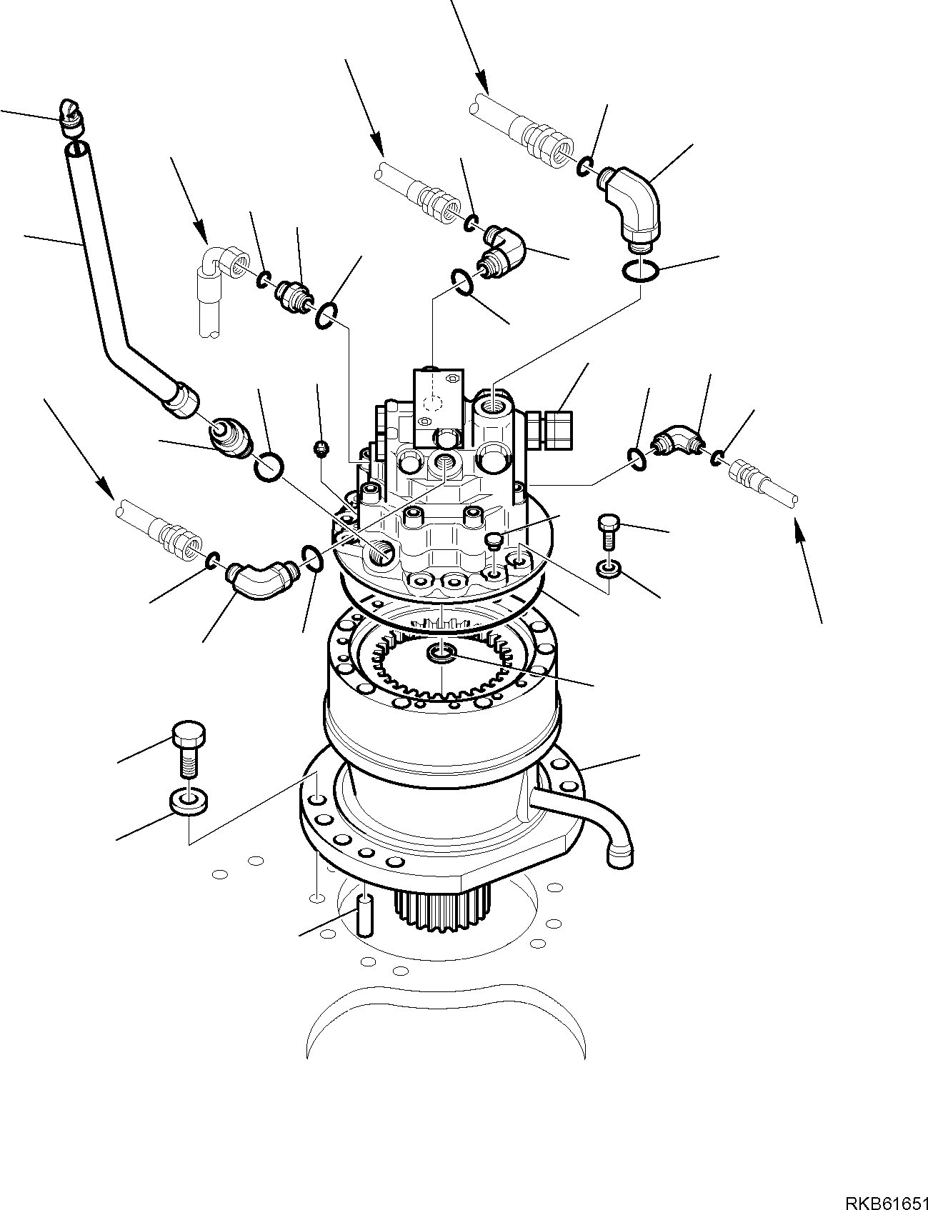 Пробка 37A-09-3M014 KOMATSU