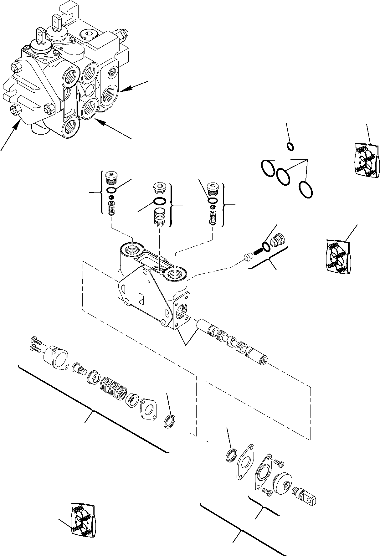 BUCKET, ELEMENT, ASSY. RE08403331 KOMATSU