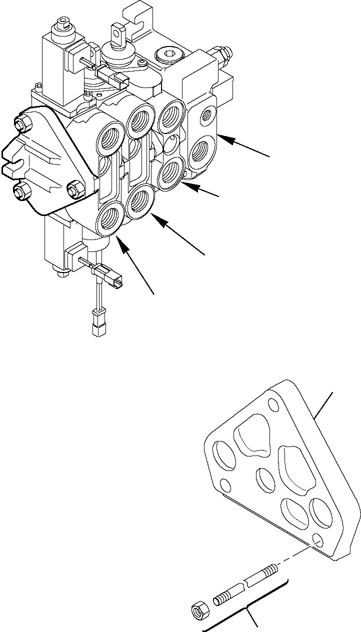 KIT, TIE-ROD RE07260463 KOMATSU