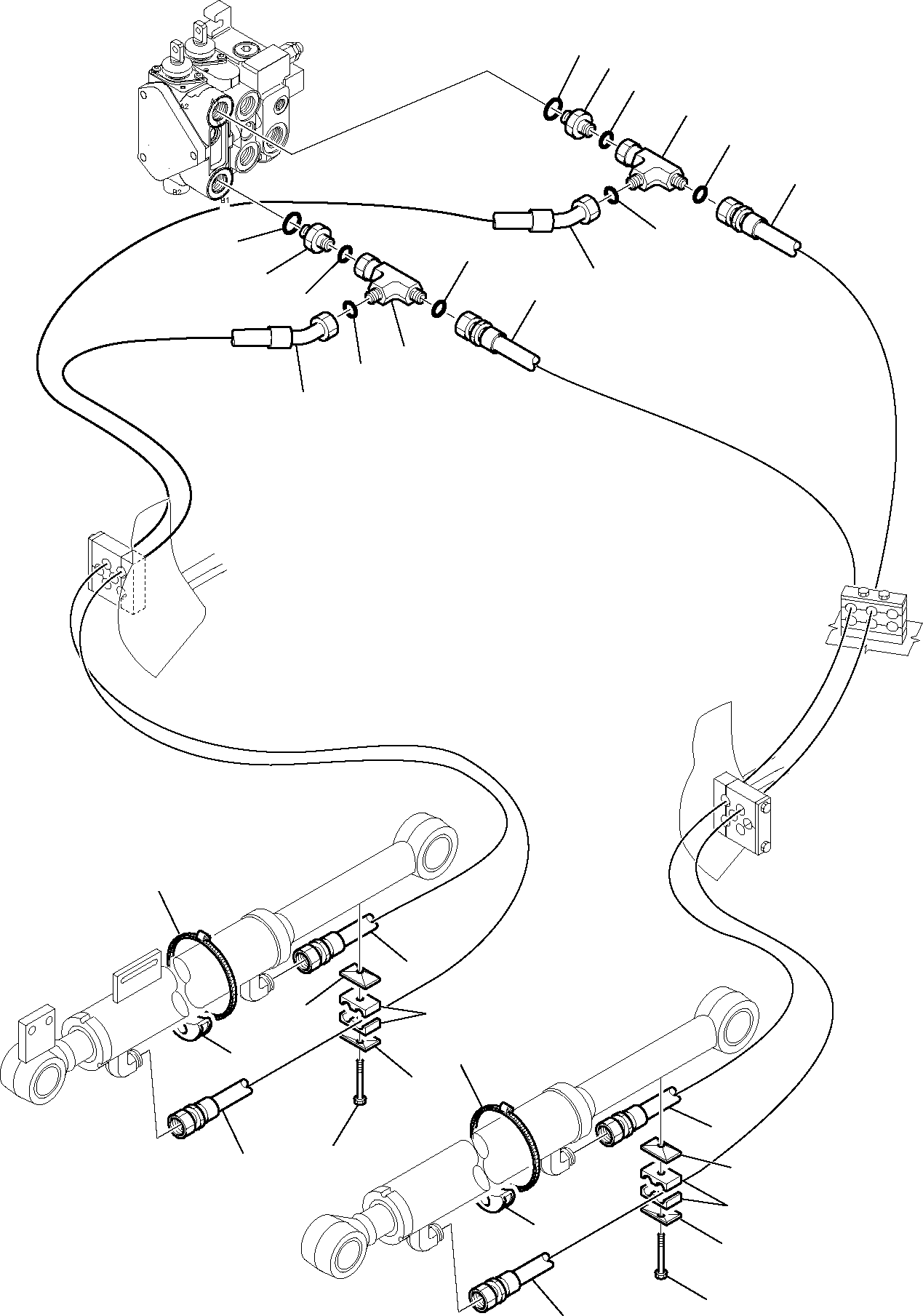 HOSE (WITH SAFETY VALVE) 42N-63-11270 KOMATSU