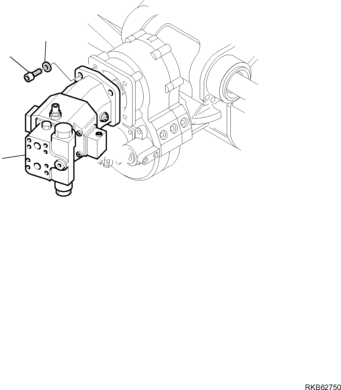 TRAVEL MOTOR, ASSEMBLY (21W-60-R1300) KOMATSU