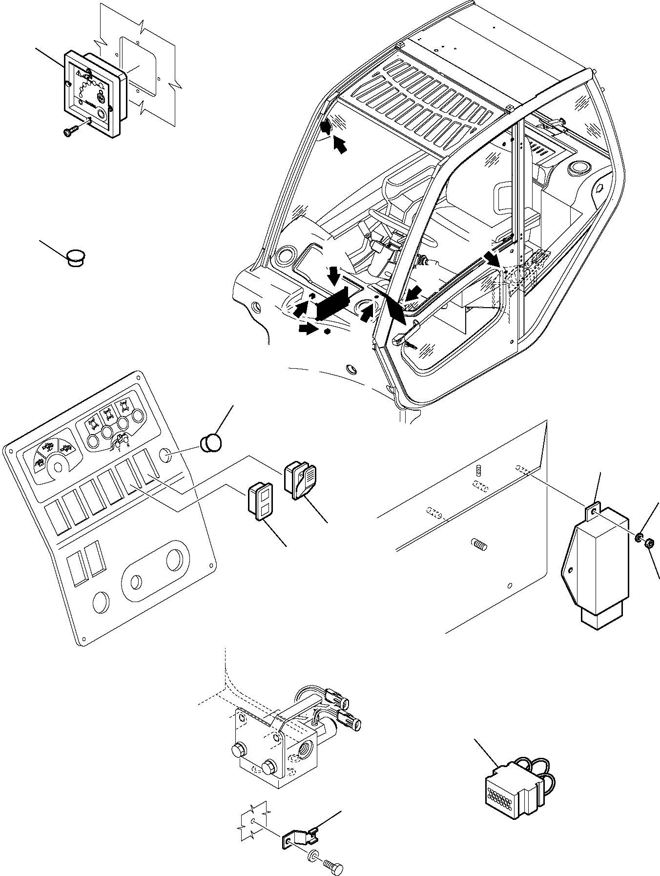 SLI-SAFE LOAD INDICATOR 395-06-12640 KOMATSU