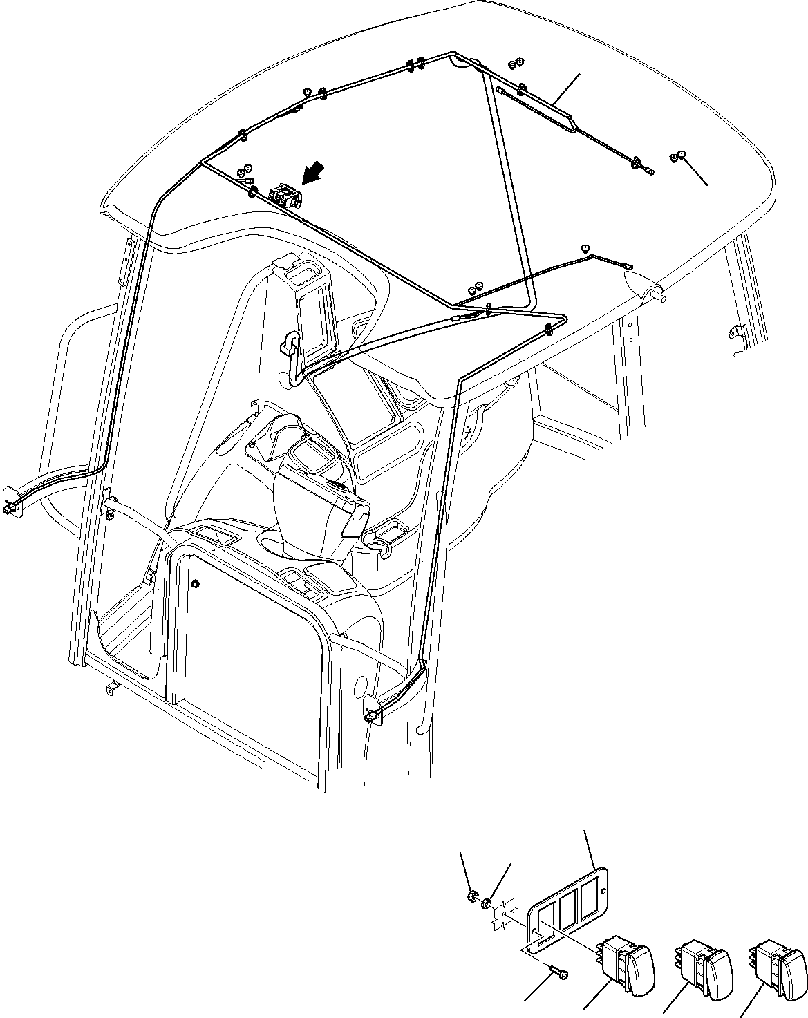 Жгут проводов 42N-06-11981 KOMATSU
