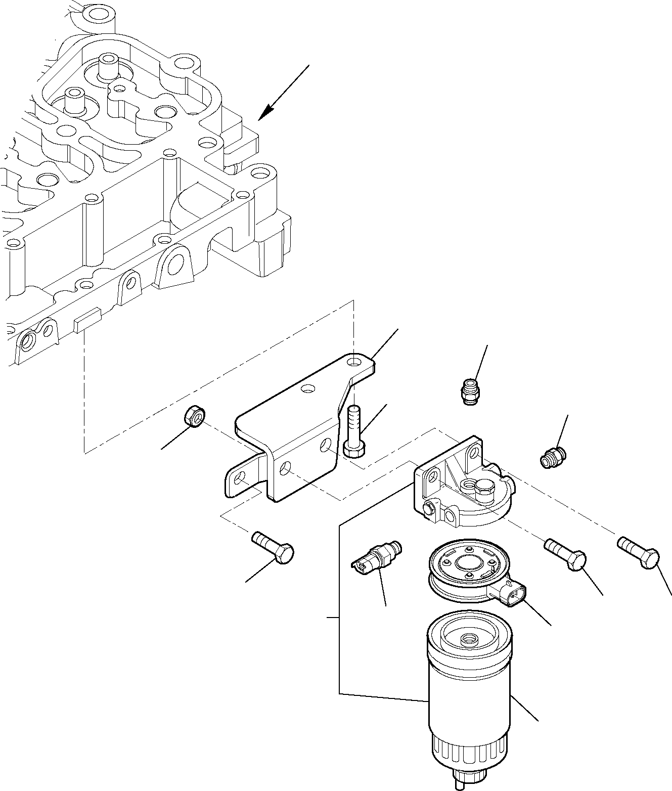 FUEL FILTER HEATER EA8094769 KOMATSU