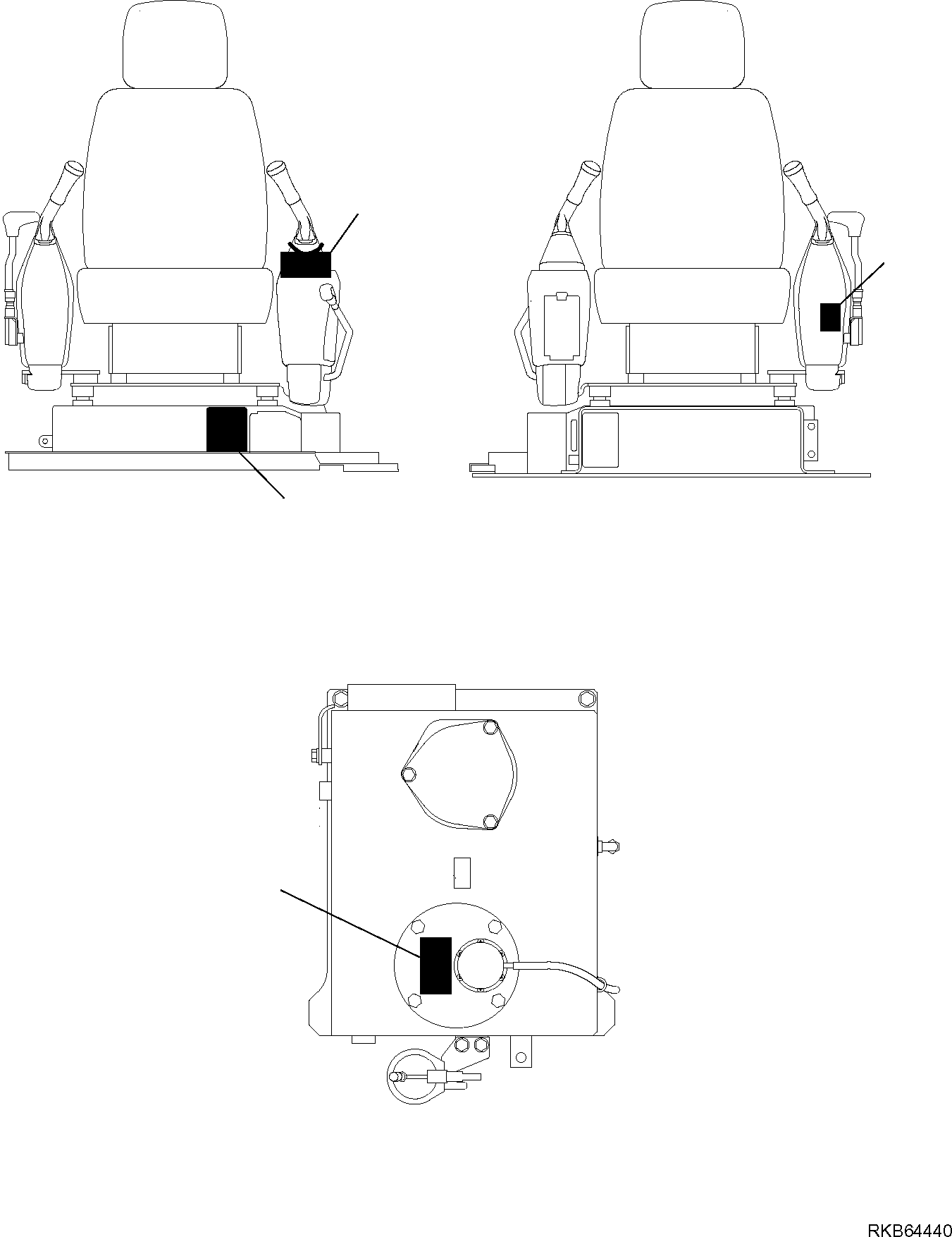 Наклейка 21W-98-R8150 KOMATSU