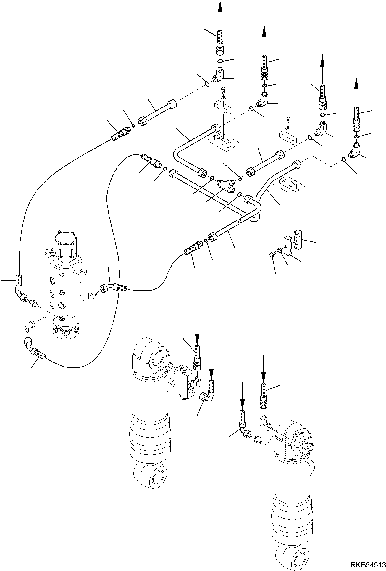 Шланг 21W-09-R7220 KOMATSU