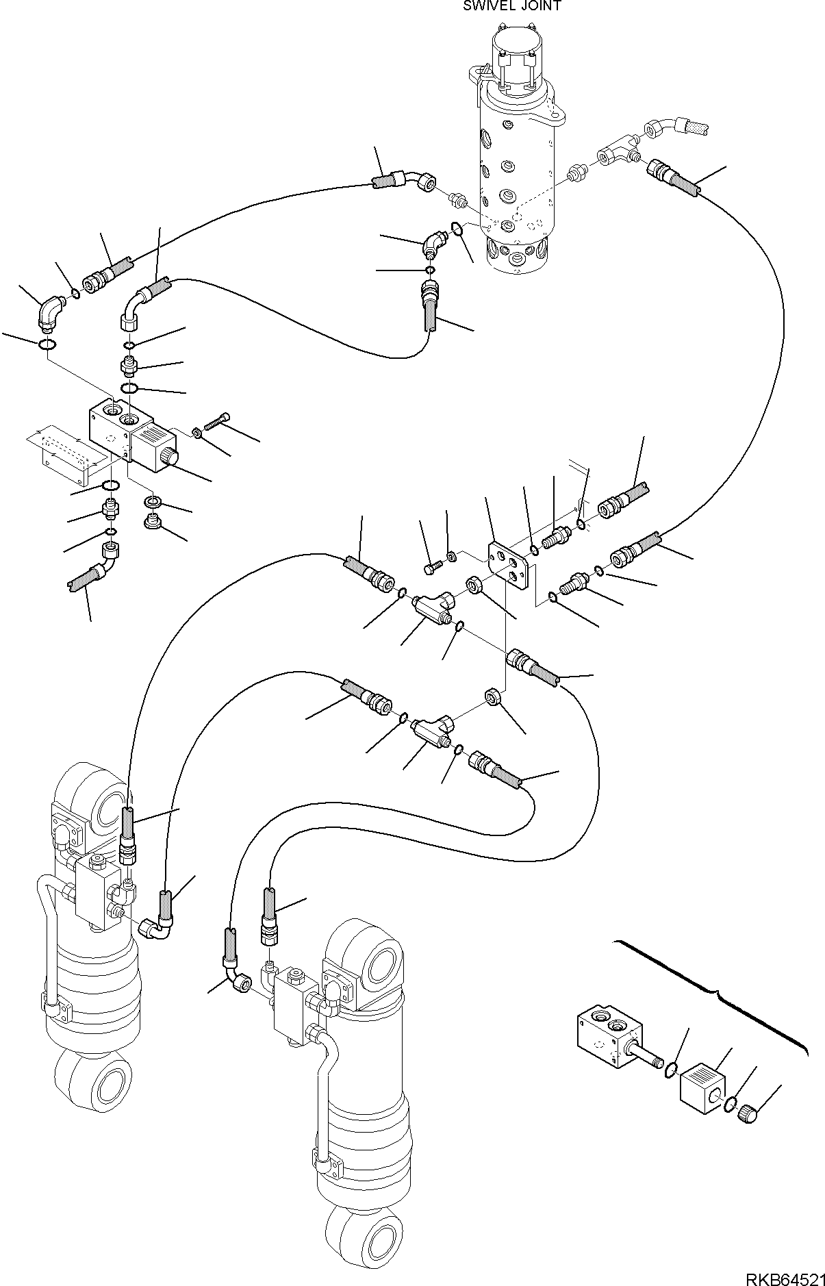KIT, NUT 22E-60-18340 KOMATSU