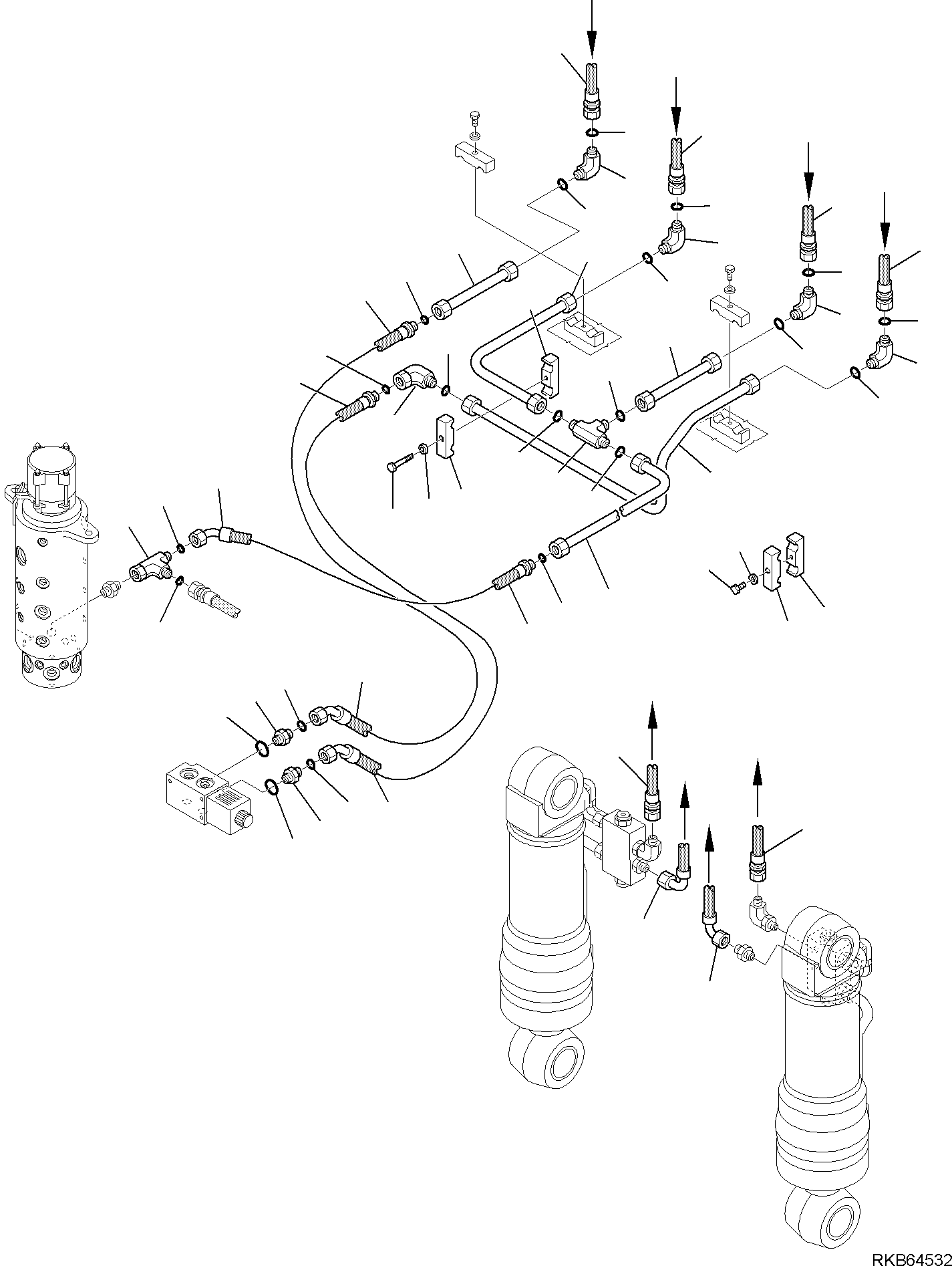 Шланг 21W-09-R2370 KOMATSU