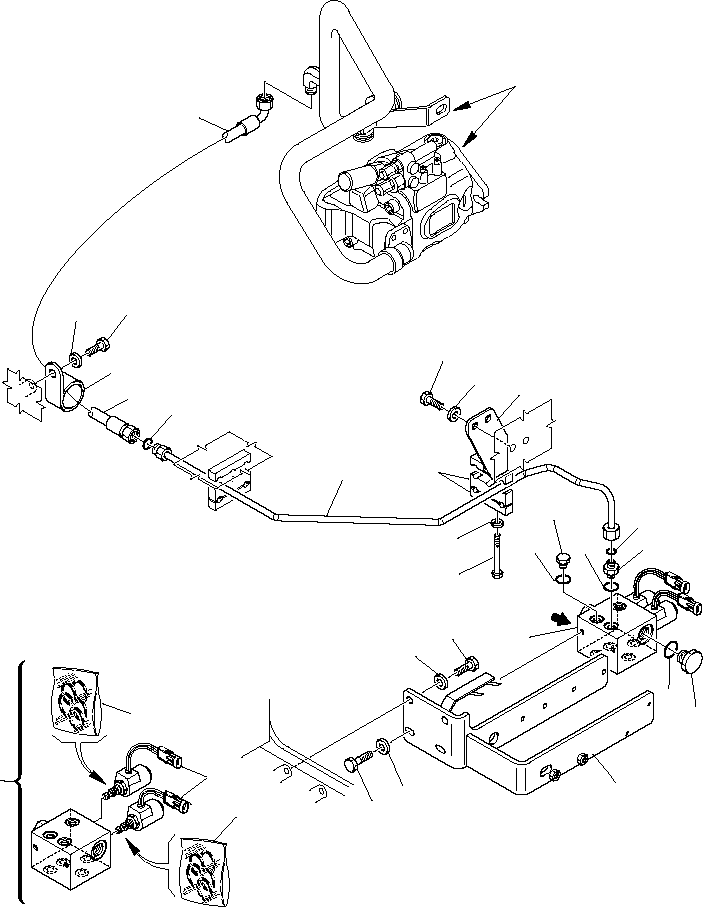Опора 395-720-1141 KOMATSU