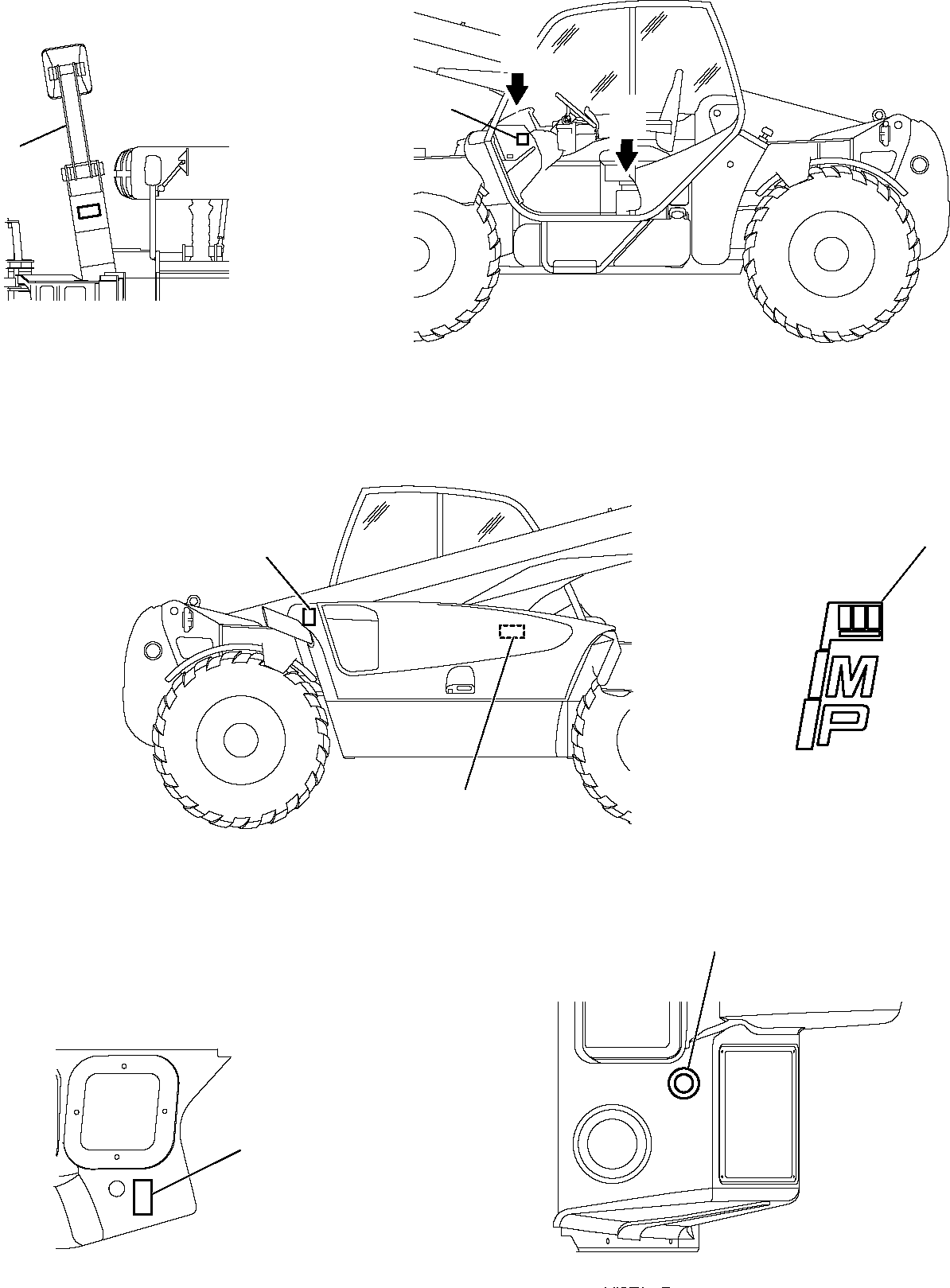 MARK PLATE (PMP) 395-93-14640 KOMATSU