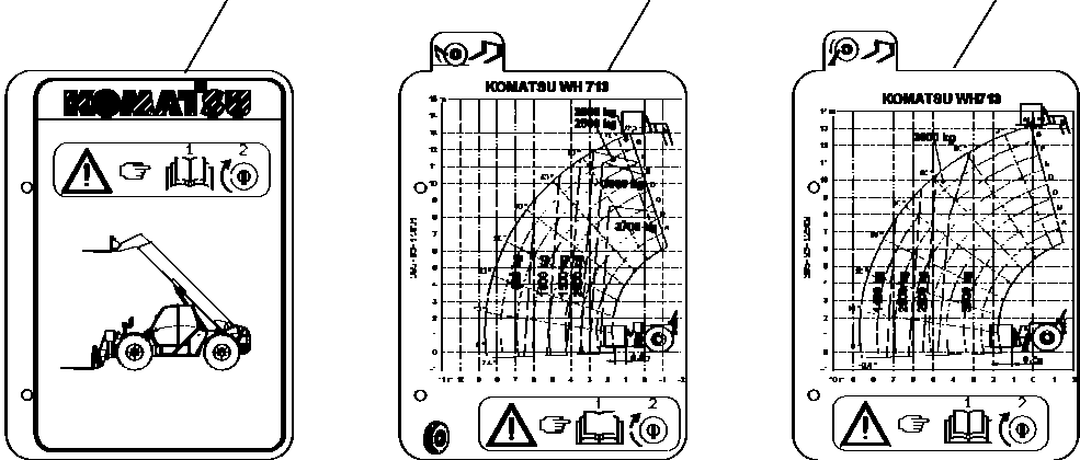 LOAD CHART 395-93-11832 KOMATSU