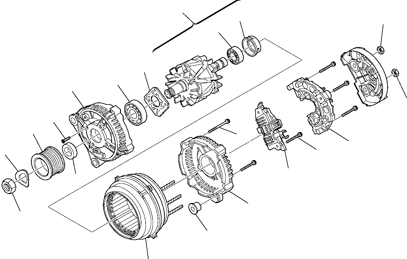 Гайка EA1113178 KOMATSU