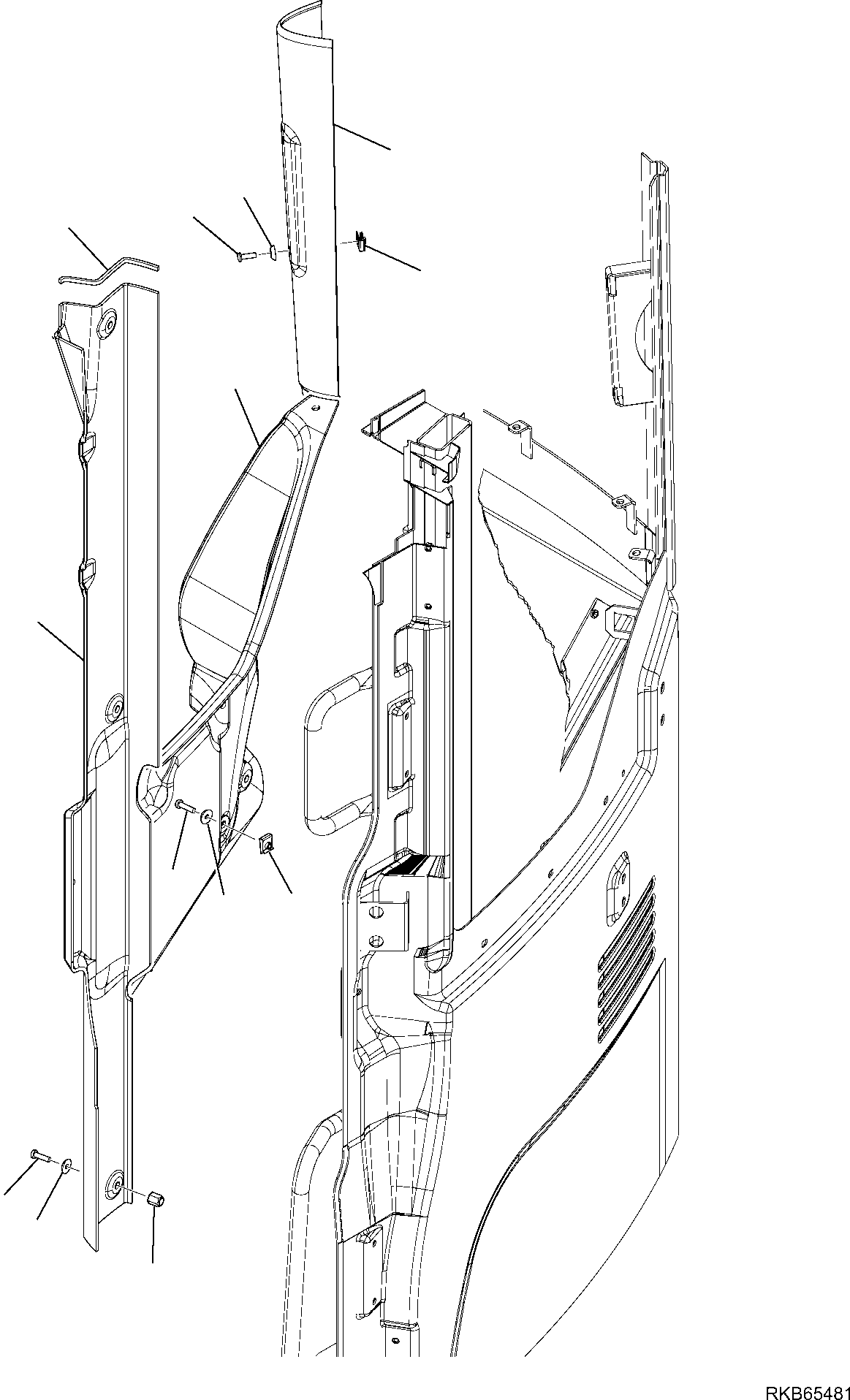 Крышка 21W-54-R1480 KOMATSU