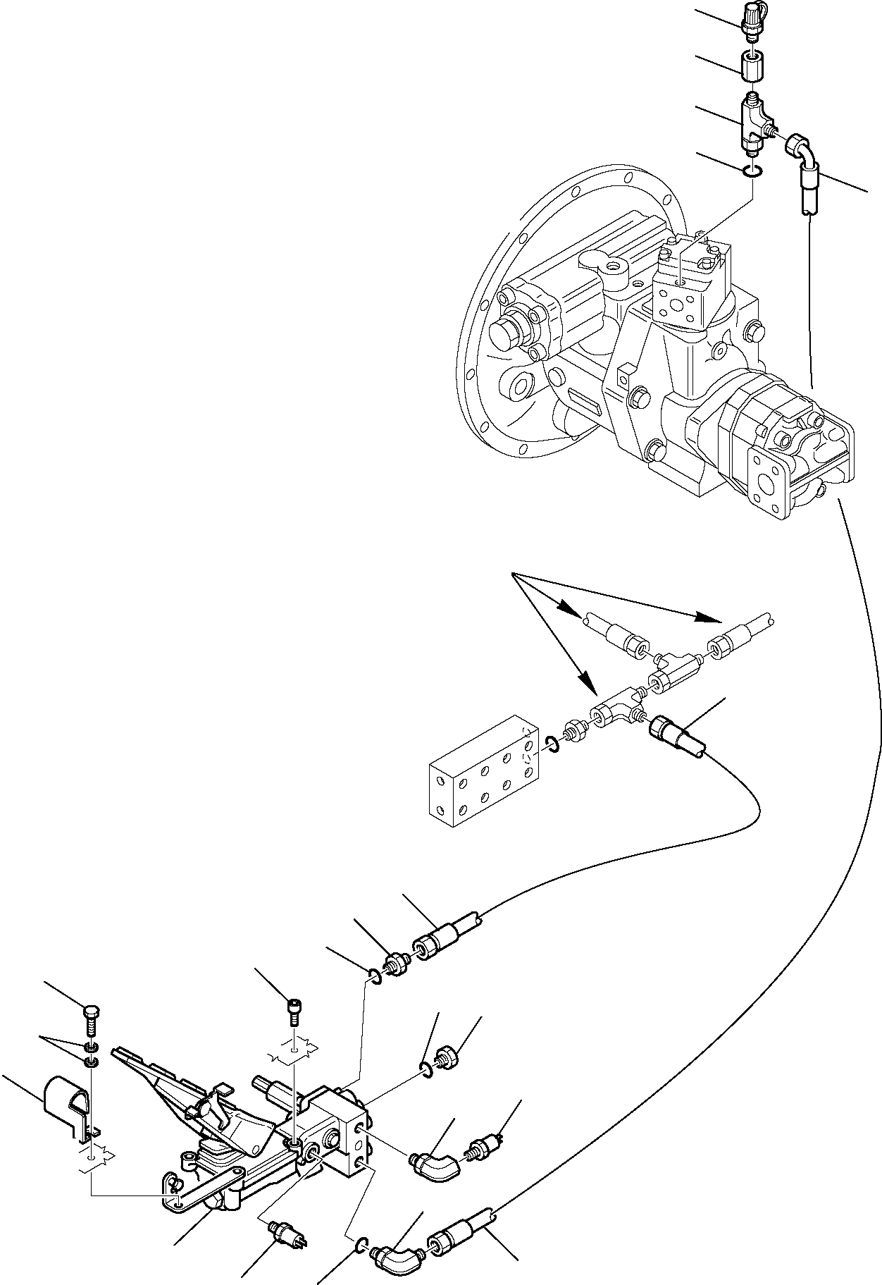 BRAKE PUMP, ASSY. (226-44-11103) KOMATSU
