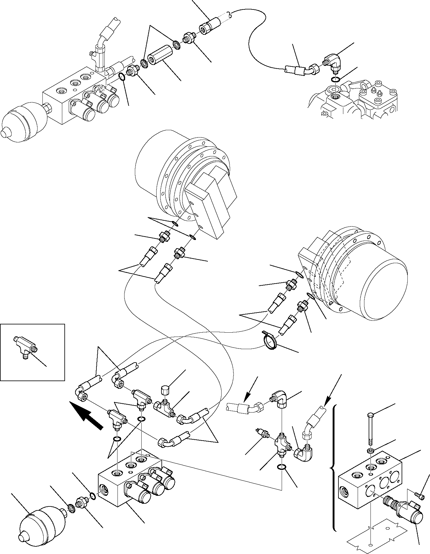 Шланг 37B-22-11960 KOMATSU