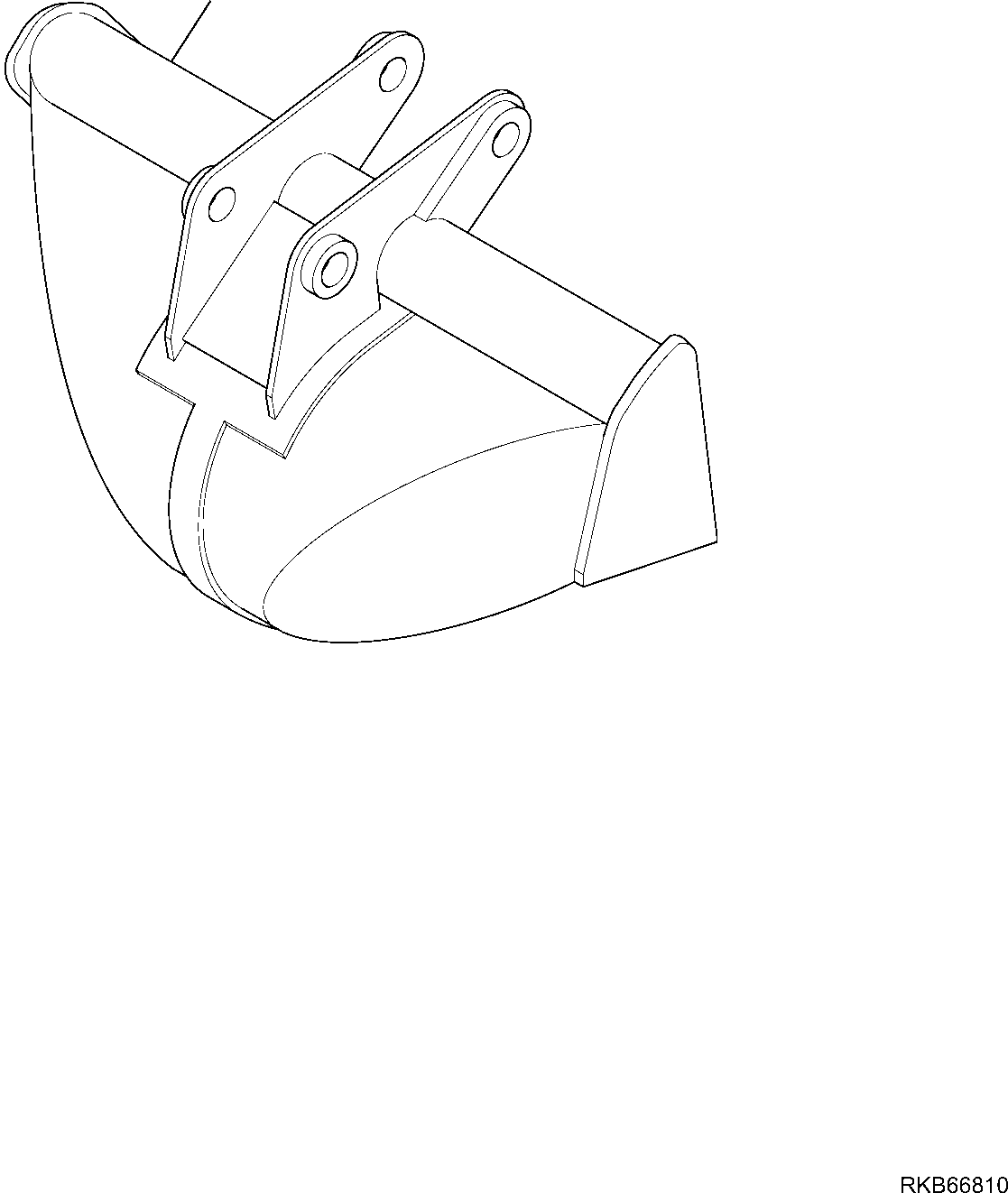 BUCKET, DICTH DIGGING 42N-812-1810 KOMATSU