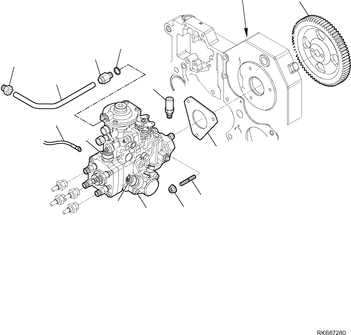 Шестерня EA504093385 KOMATSU