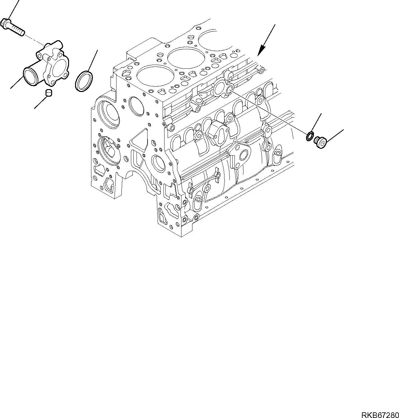 Болт EA4895174 KOMATSU