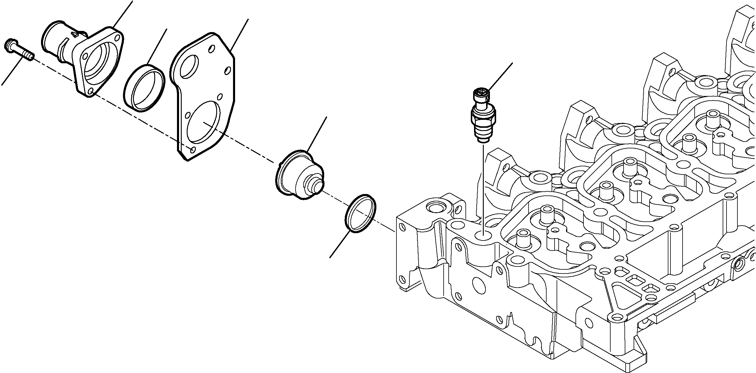 Распределительный коллектор EA504284590 KOMATSU