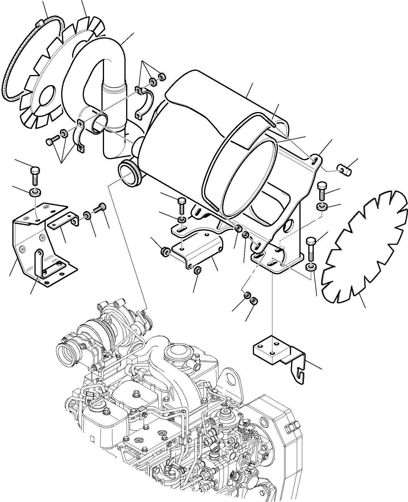 PROTECTION, TURBINE 42N-02-11780 KOMATSU