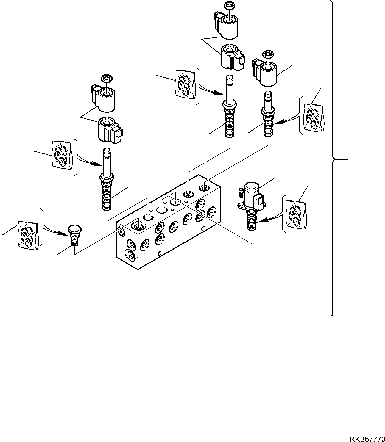 VALVE, ASSEMBLY 42N-64-11161 KOMATSU