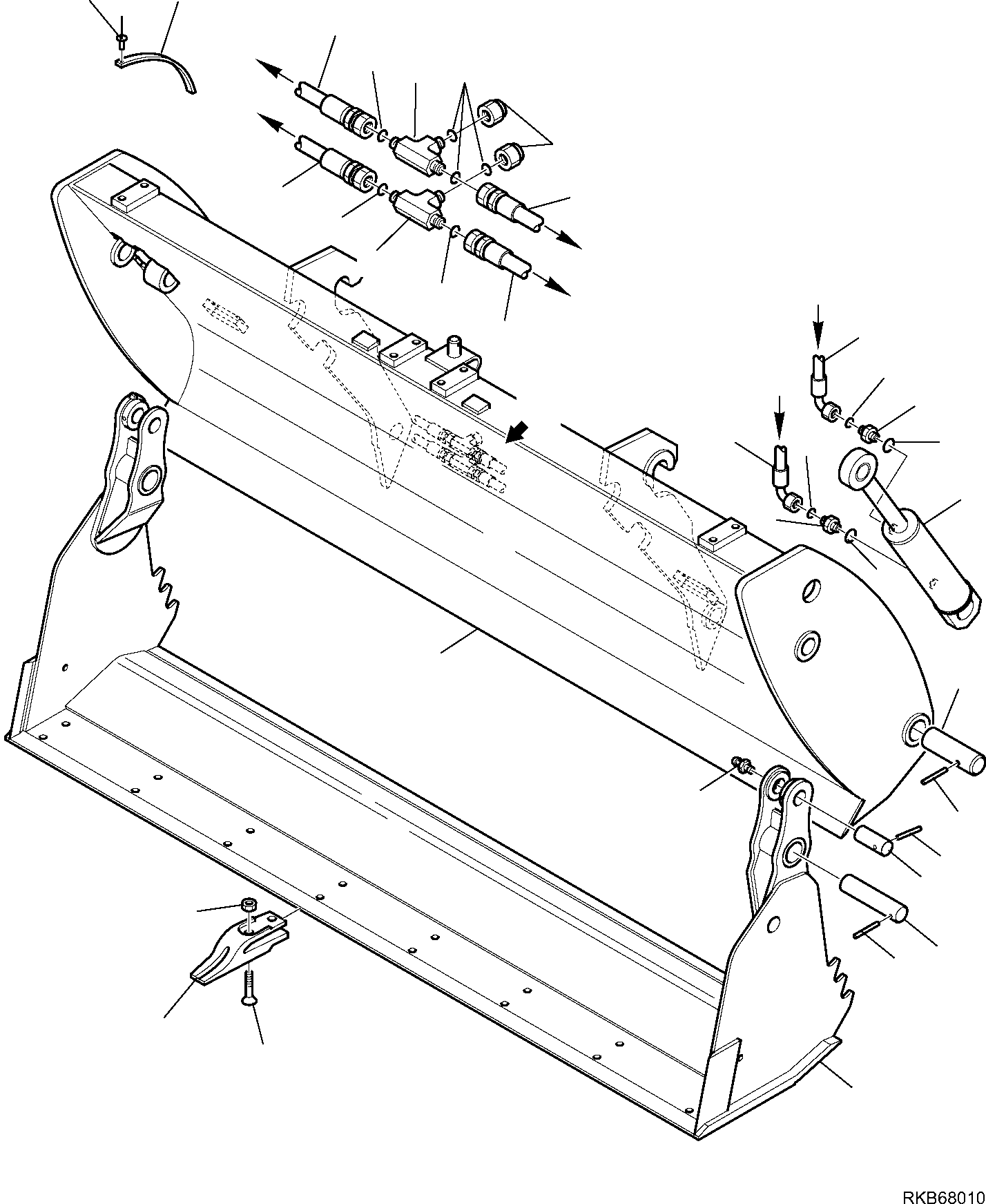 BUCKET, ASSEMBLY 42N-N12-1201 KOMATSU