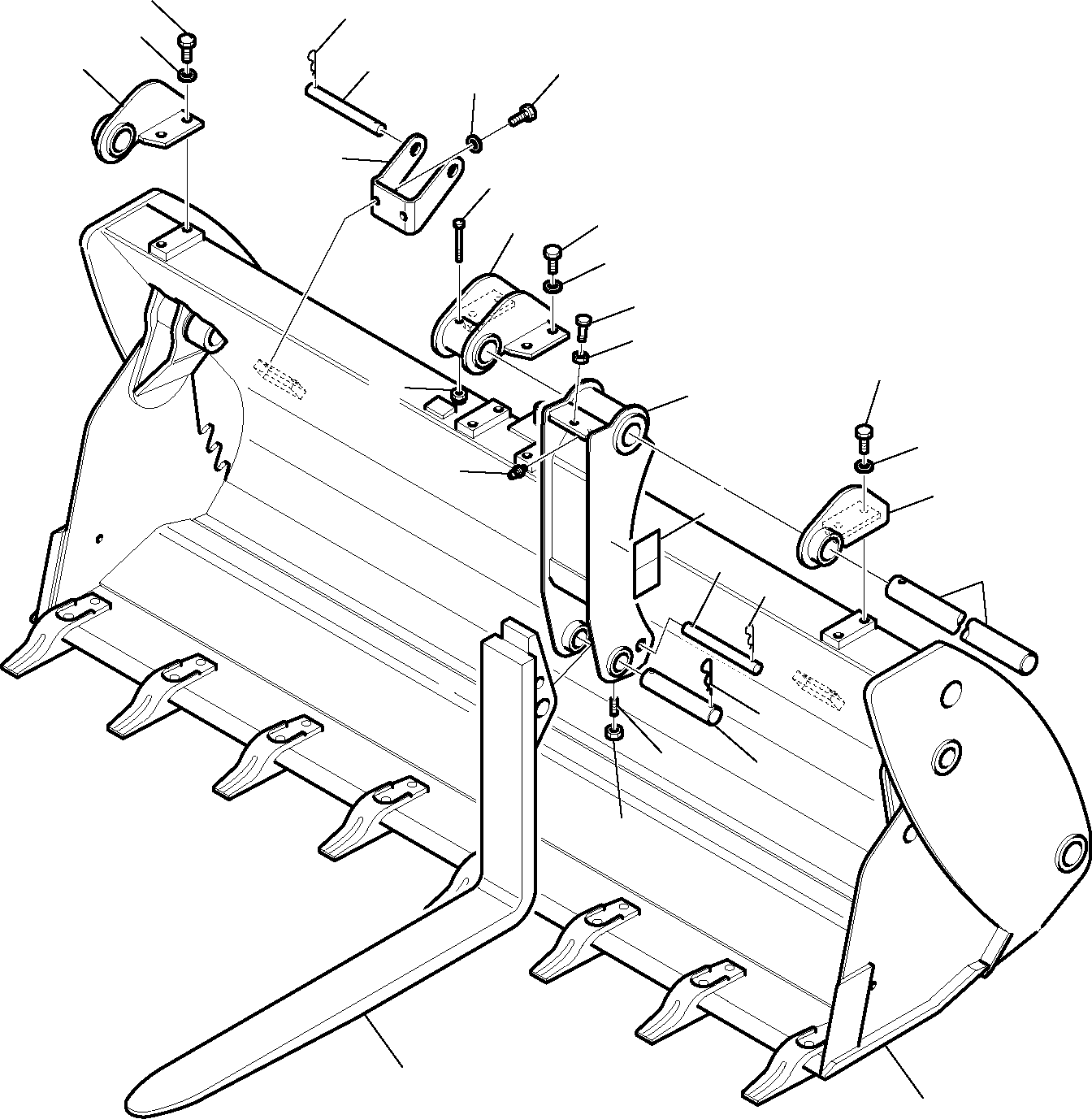 BUCKET 4 IN 1 (42N-N12-1801) KOMATSU