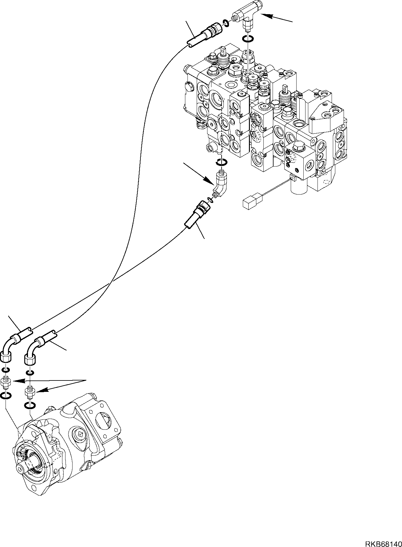 Шланг 42N-62-12112 KOMATSU